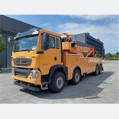 Новый Автомобиль Howo 8x4 30 Тонн 50 Тонн 60 Тонн 360 Градусов Вращения Аварийно-спасательный Грузовик Для Продажи